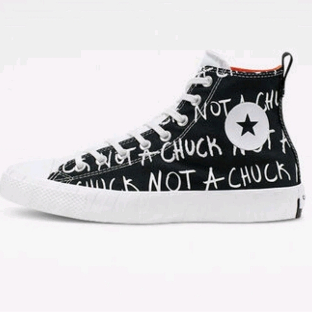 Converse Black and White Graphic High-Tops